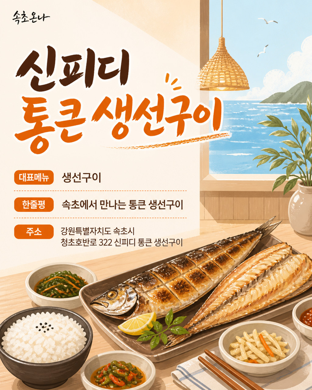 신피디 통큰 생선구이