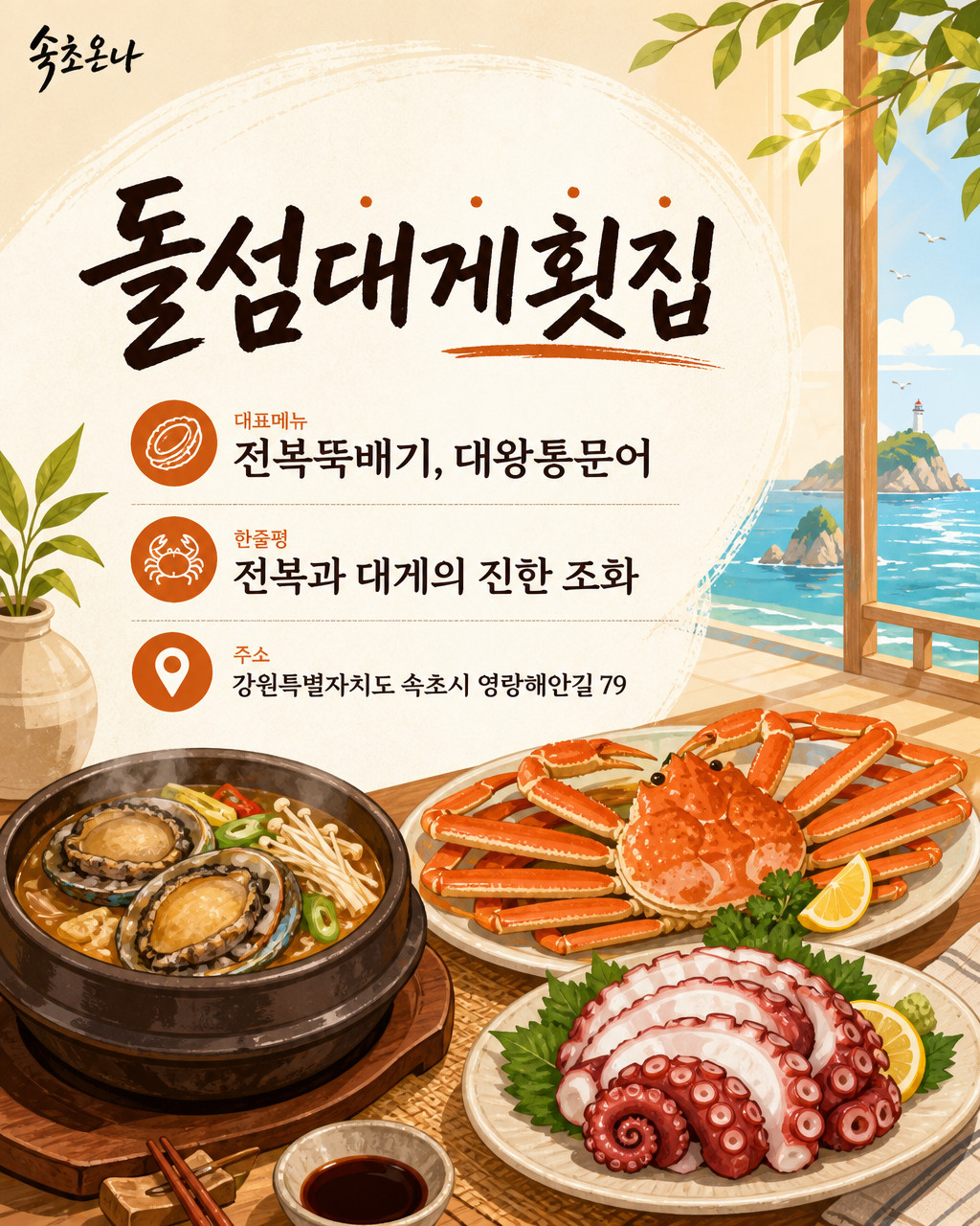 돌섬대게횟집