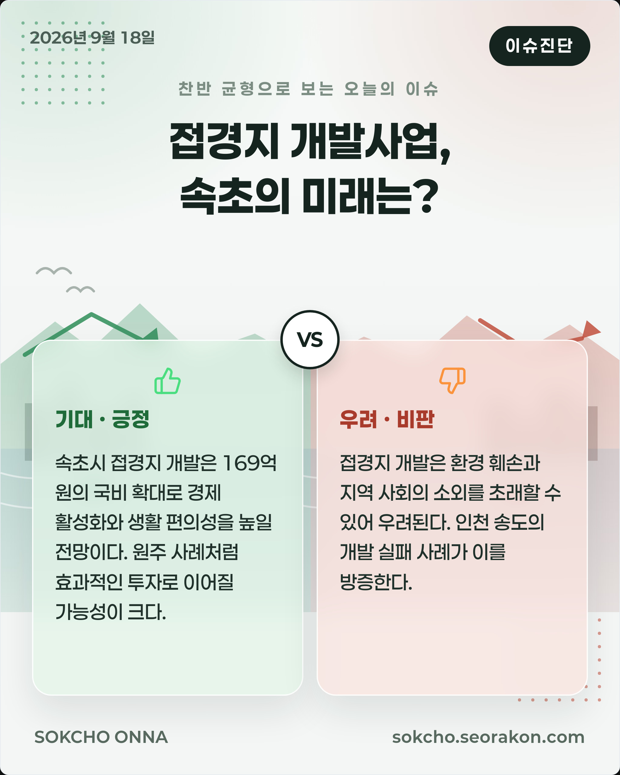 [이슈진단] 접경지 개발사업, 속초의 미래는?