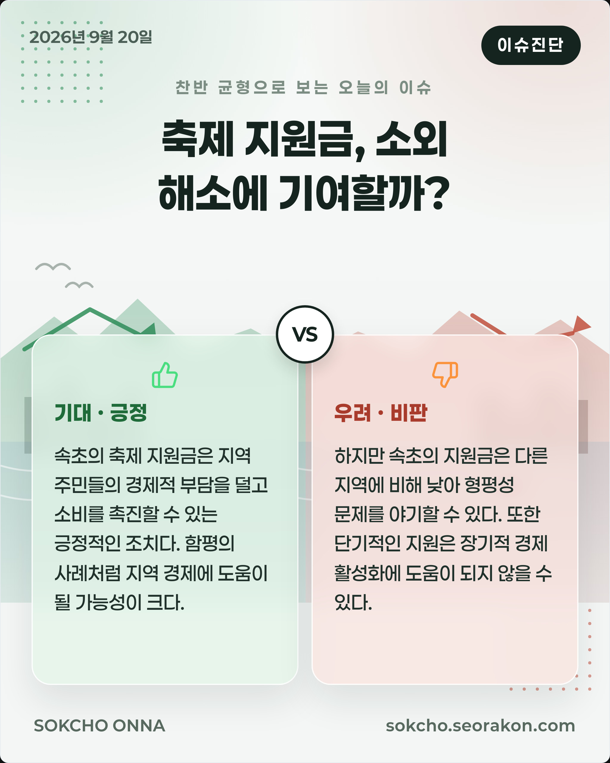 [이슈진단] 축제 지원금, 소외 해소에 기여할까?