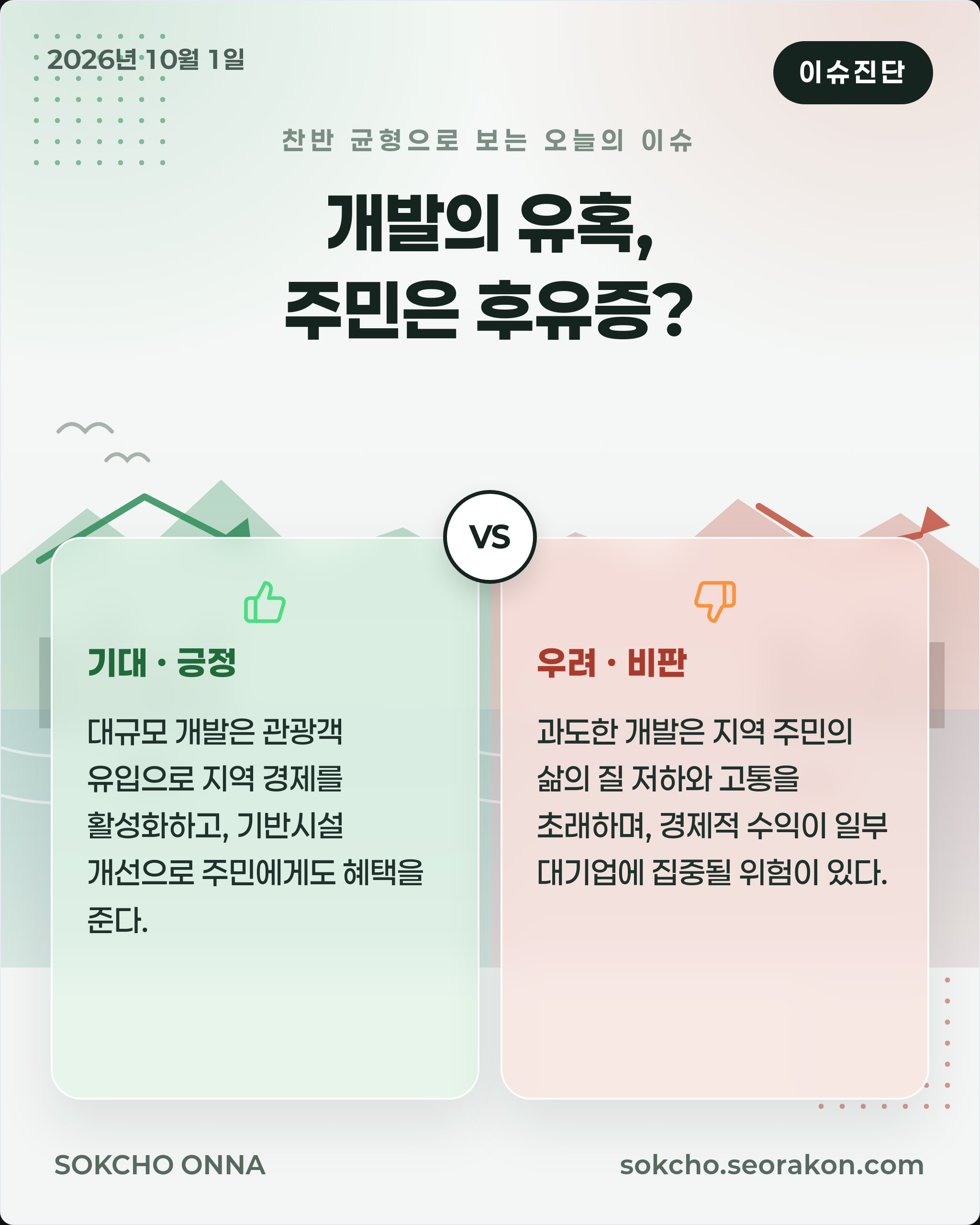 [이슈진단] 개발의 유혹, 주민은 후유증?
