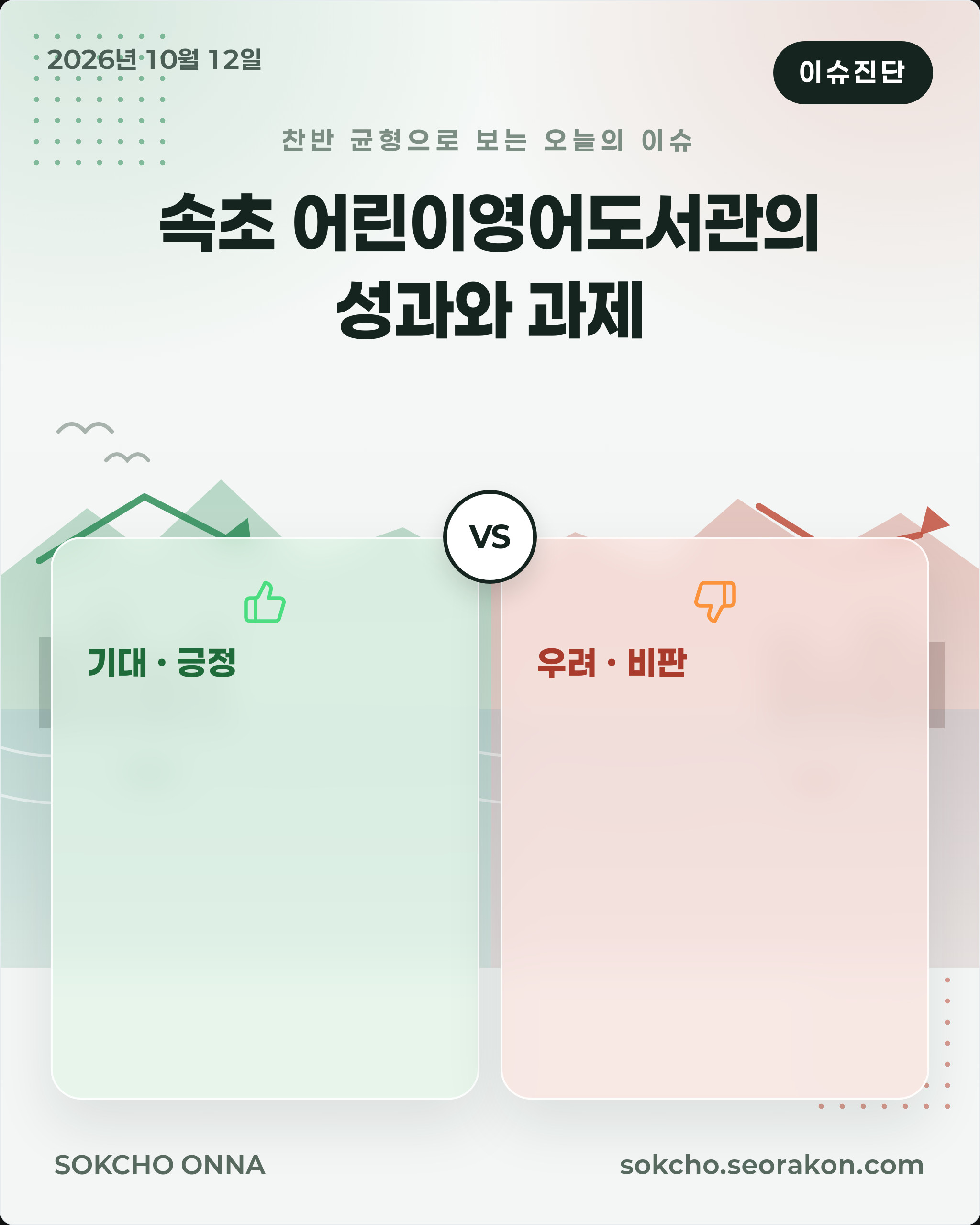 [이슈진단] 속초 어린이영어도서관의 성과와 과제
