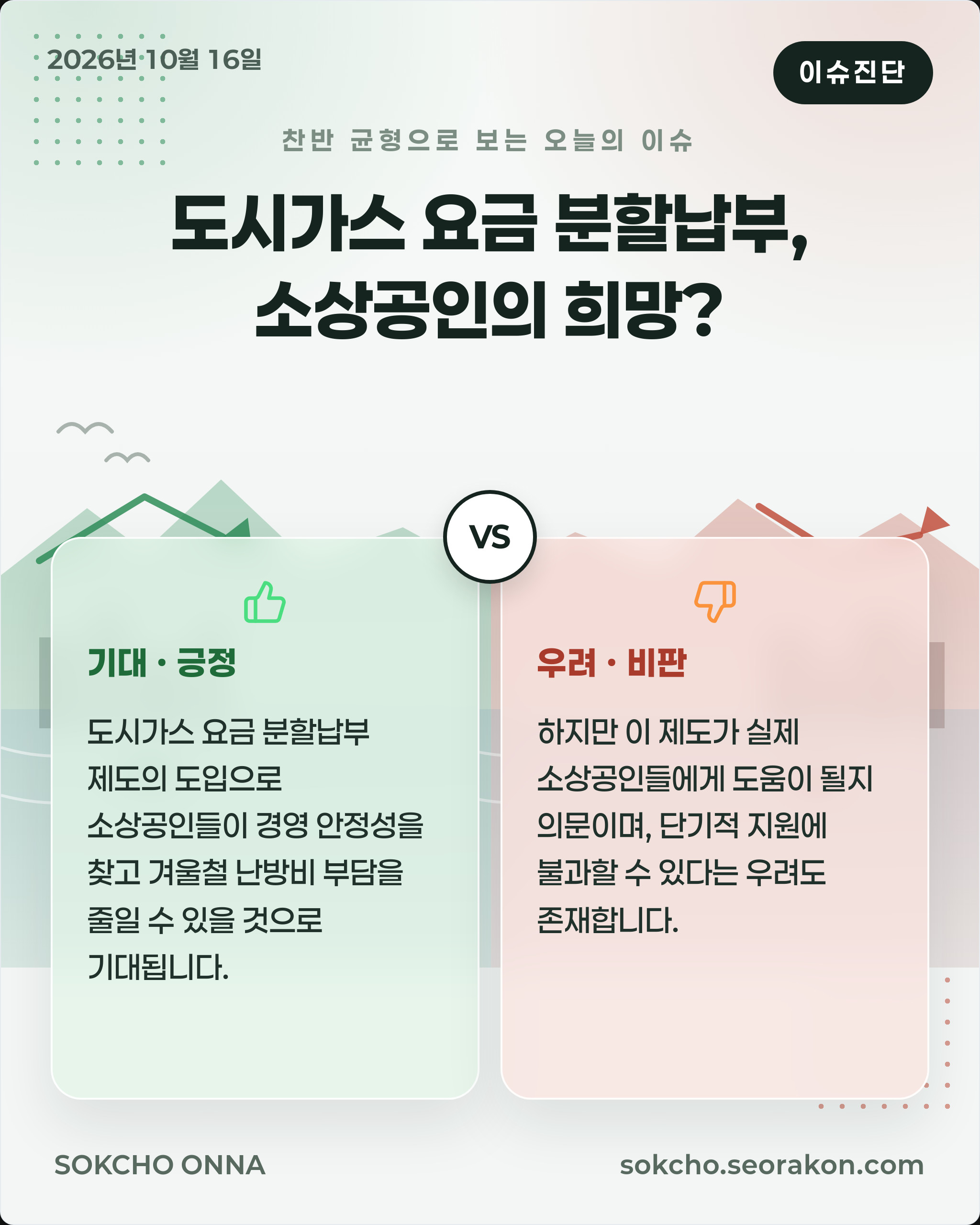 [이슈진단] 도시가스 요금 분할납부, 소상공인의 희망?