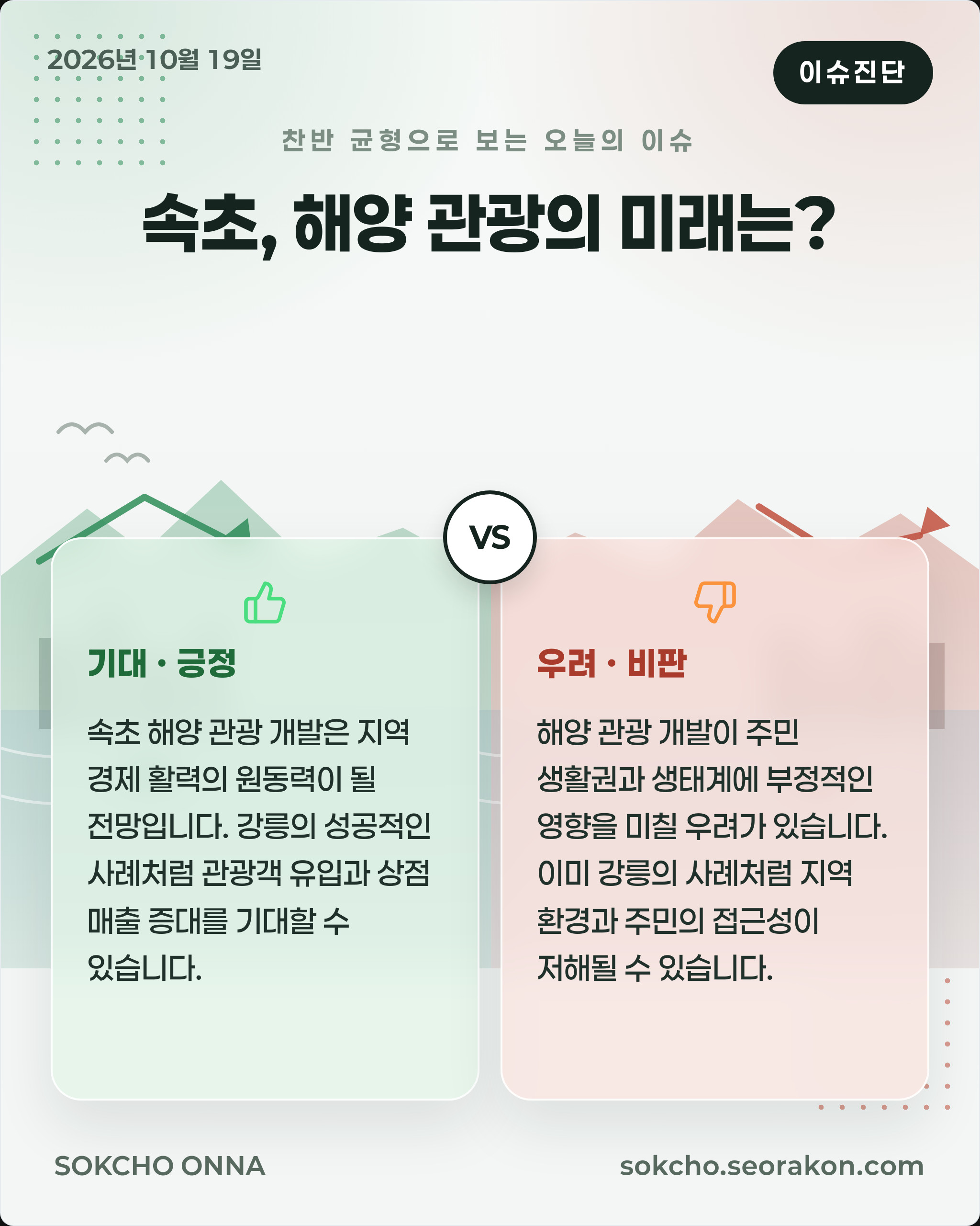 [이슈진단] 속초, 해양 관광의 미래는?