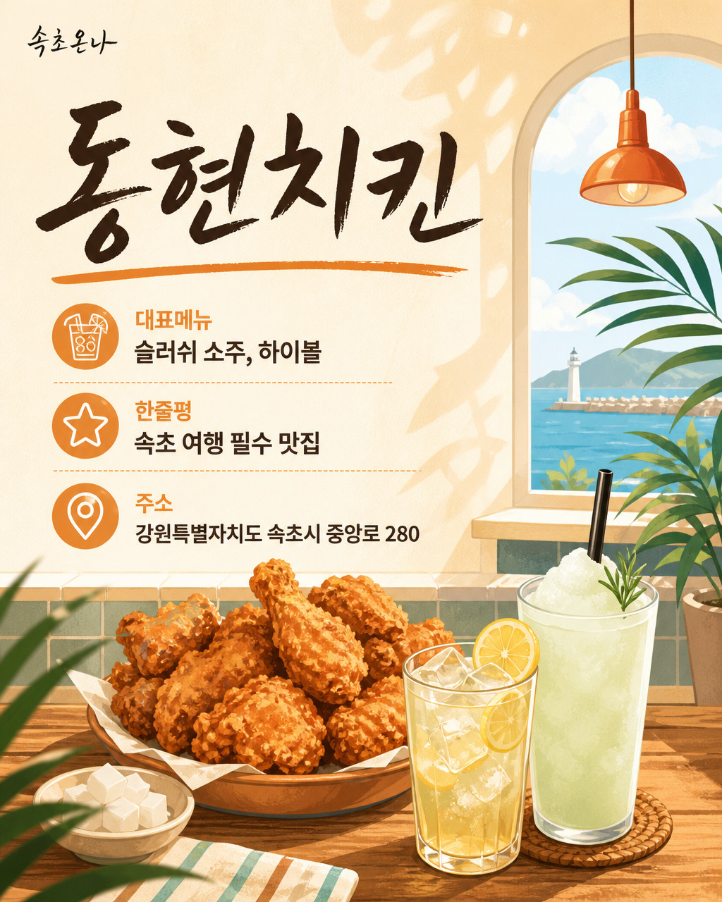 속초 맛집투어 | 동현치킨